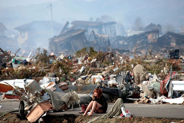 japanese tsunami devastation